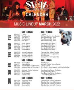 Music Calendar Poster 2022
