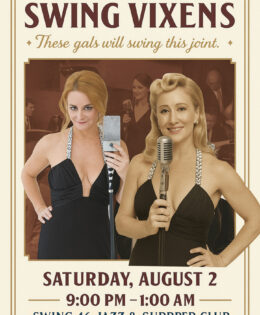 POSTER DESIGN The Swing Vixens